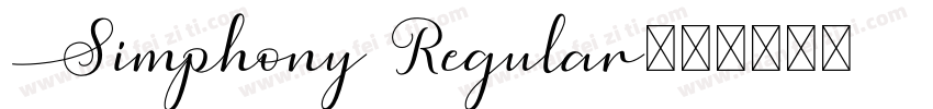 Simphony Regular字体转换